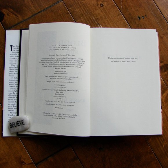 Anne Rice Blood and Gold The Vampire Chronicles HC DJ 1ST Edition Collectible - Picture 6 of 12